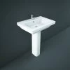 RAK Resort 65cm Basin 1 Taphole -Bathroom Promotion rak rst65bas1