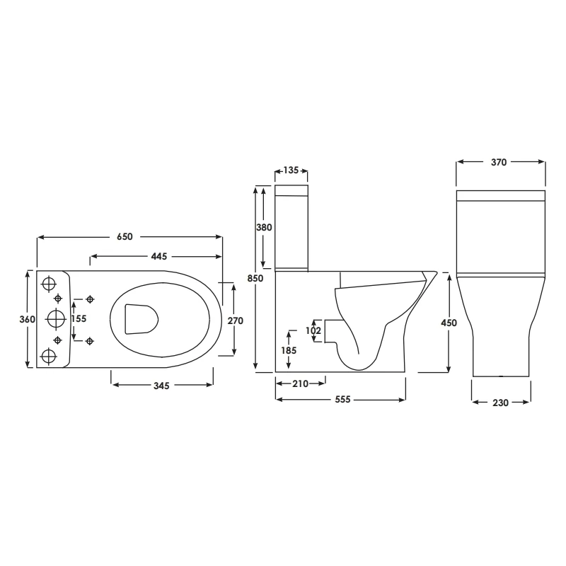 RAK Resort Maxi Back To Wall WC Pack With Wrap Over Seat 4 RAK Resort Maxi Back To Wall WC Pack With Wrap Over Seat - Image 2
