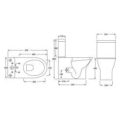 RAK Resort Maxi Back To Wall WC Pack With Sandwich Seat 5 RAK Resort Maxi Back To Wall WC Pack With Sandwich Seat -Bathroom Promotion rak rstbtwpakmx 013 2