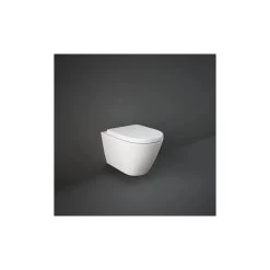 RAK Resort Rimless Wall Hung Pan With Sandwich Soft Close Seat