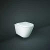 RAK Resort Rimless Wall Hung Pan With Wrap Over Soft Close Seat -Bathroom Promotion rak rstwhpan hf sc