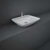 RAK Variant Rectangular Counter Top Basin 55cm 1 Tap Hole -Bathroom Promotion rak varct55501awha