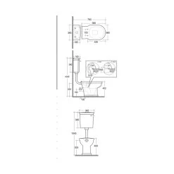 RAK Washington Open Back WC Pan P/S Trap -Bathroom Promotion rak wt21awha 2