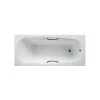 Roca Carla Steel Bath 1700x700mm With Grip Holes No Taphole -Bathroom Promotion roca 2374m2000