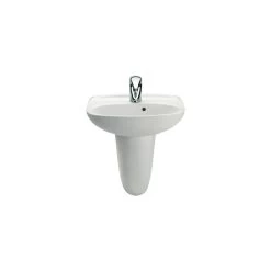 Roca Laura Wall-Hung Cloakroom Basin 450 X 340mm 1 Taphole