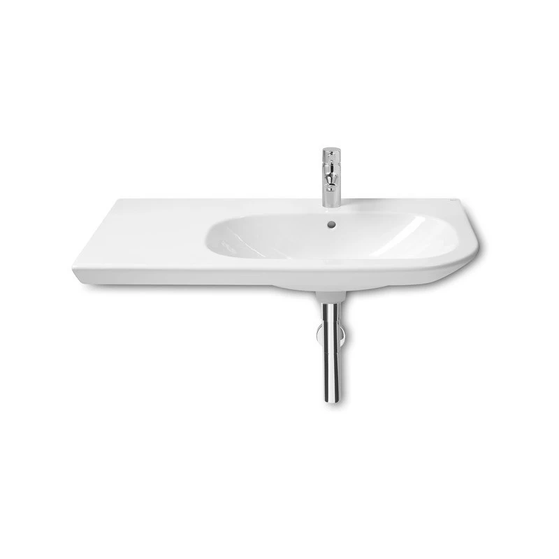 Roca Nexo Asymmetrical Wall-Hung Basin LH Ledge 900 X 495mm 1TH 3 Roca Nexo Asymmetrical Wall-Hung Basin LH Ledge 900 X 495mm 1TH