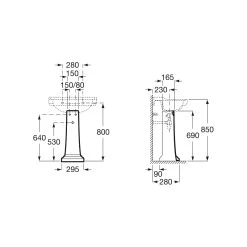 Roca Carmen Full Pedestal -Bathroom Promotion roca 3370a0000 3