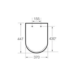 Roca Access Open Ring Toilet Seat With Cover 5 Roca Access Open Ring Toilet Seat With Cover -Bathroom Promotion roca 801230004 2
