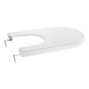 Roca The Gap Round Soft Closing Bidet Cover White 2 Roca The Gap Round Soft Closing Bidet Cover White -Bathroom Promotion roca 806d12001