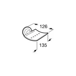 Roca Hotels Soap Dish -Bathroom Promotion roca 815410001 2