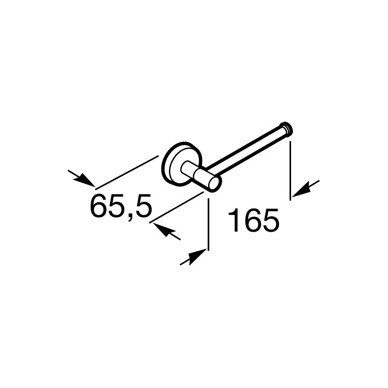 Roca Twin Toilet Roll Holder No Cover 4 Roca Twin Toilet Roll Holder No Cover - Image 2