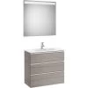 Roca The Gap 3 Drawer 800mm City Oak Base Unit, Basin & LED Mirror 2 Roca The Gap 3 Drawer 800mm City Oak Base Unit, Basin & LED Mirror -Bathroom Promotion roca 851530402