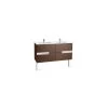 Roca Victoria-N Unik 1200mm 2 Drawer Unit & Double Basin Wenge -Bathroom Promotion roca 855830154