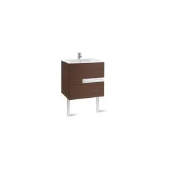 Roca Victoria-N Unik 600mm 2 Drawer Unit & Basin Wenge