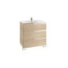 Roca Victoria-N Unik 800mm 3 Drawer Base Unit & Basin Oak -Bathroom Promotion roca 855837155