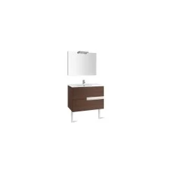 Roca Victoria-N Pack 1000mm Basin Unit, Mirror & Light Wenge