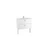 Roca Victoria Basic Unik Basin & Base Unit 800mm Gloss White 1 Roca Victoria Basic Unik Basin & Base Unit 800mm Gloss White -Bathroom Promotion roca 855852806