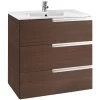 Roca Victoria-N 800mm Textured Wenge 3 Drawer Base Unit & Basin 1 Roca Victoria-N 800mm Textured Wenge 3 Drawer Base Unit & Basin -Bathroom Promotion roca 856675154 32799c000