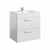 Roca Debba Wall Hung 2 Drawer Basin Unit 60cm White -Bathroom Promotion roca 856826806