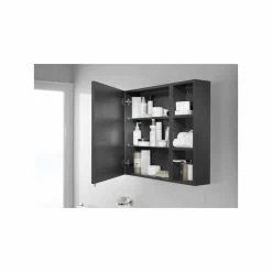 Roca Luna Mirrored Cabinet 500mm Anthracite -Bathroom Promotion roca 856840153 4