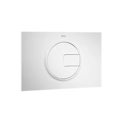 Roca PL4 Dual Flush Operating Plate White