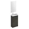 Royo Enjoy Floor Standing Cloakroom Unit & Mirror Anthracite