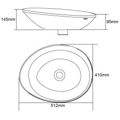 Royo Play Galaxy Countertop Basin -Bathroom Promotion royo ro16985 2