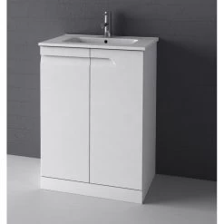 Royo Vitale 600mm Floor Standing Unit Gloss White