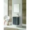 Royo Elegance Wall Hung Cloakroom Unit Pack Gloss Grey -Bathroom Promotion royo ro22915