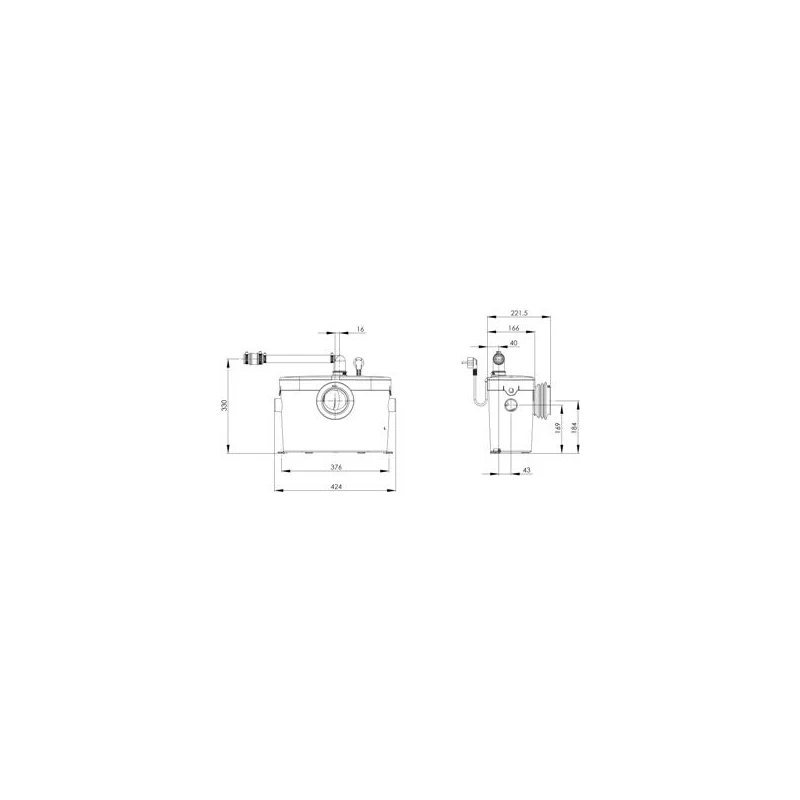 Saniflo Saniaccess 2 Macerator For WC & Washbasin 5 Saniflo Saniaccess 2 Macerator For WC & Washbasin - Image 3