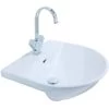 Synergy Lyon 550mm 1 Tap Hole Basin -Bathroom Promotion synergy sy lyon01