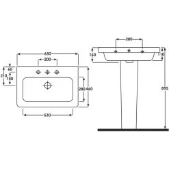 Synergy Marbella Full Pedestal 7 Synergy Marbella Full Pedestal -Bathroom Promotion synergy sy marb04 3