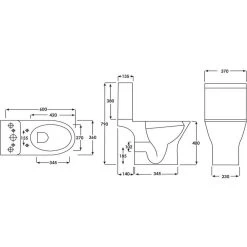 Synergy Marbella Close Coupled Cistern -Bathroom Promotion synergy sy marb07 3