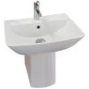 Synergy Valencia Half Pedestal For 500mm & 600mm Basin -Bathroom Promotion synergy sy val04