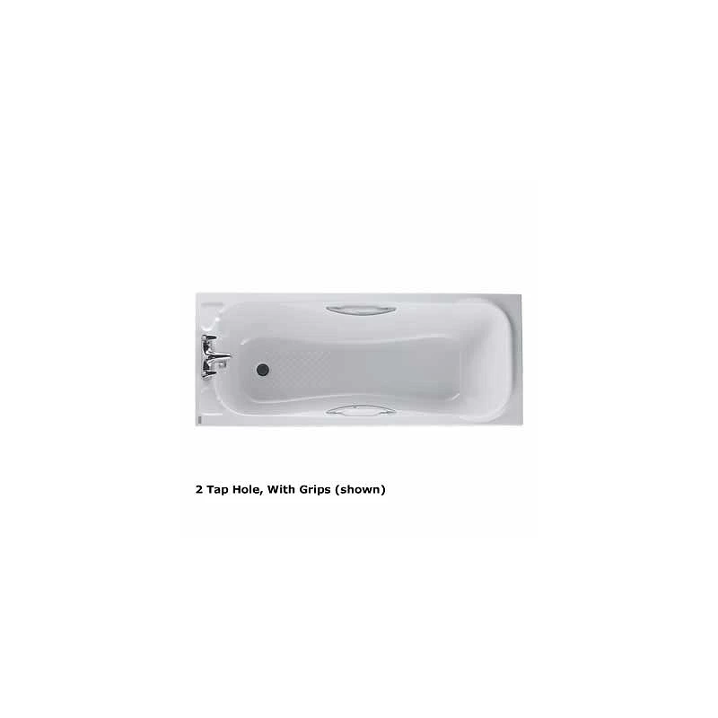 Twyford Signature Bath 1700×700 2 Tap With Grips 3 Twyford Signature Bath 1700×700 2 Tap With Grips