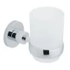 Vado Elements Frosted Glass Tumbler & Holder -Bathroom Promotion vado ele 183 cp