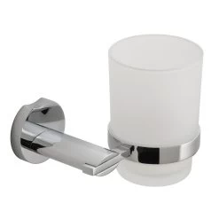 Vado Kovera Frosted Glass Tumbler & Holder