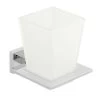 Vado Level Frosted Glass Tumbler & Holder -Bathroom Promotion vado lev 183 cp