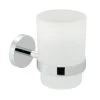 Vado Spa Frosted Glass Tumbler & Holder -Bathroom Promotion vado spa 183 cp