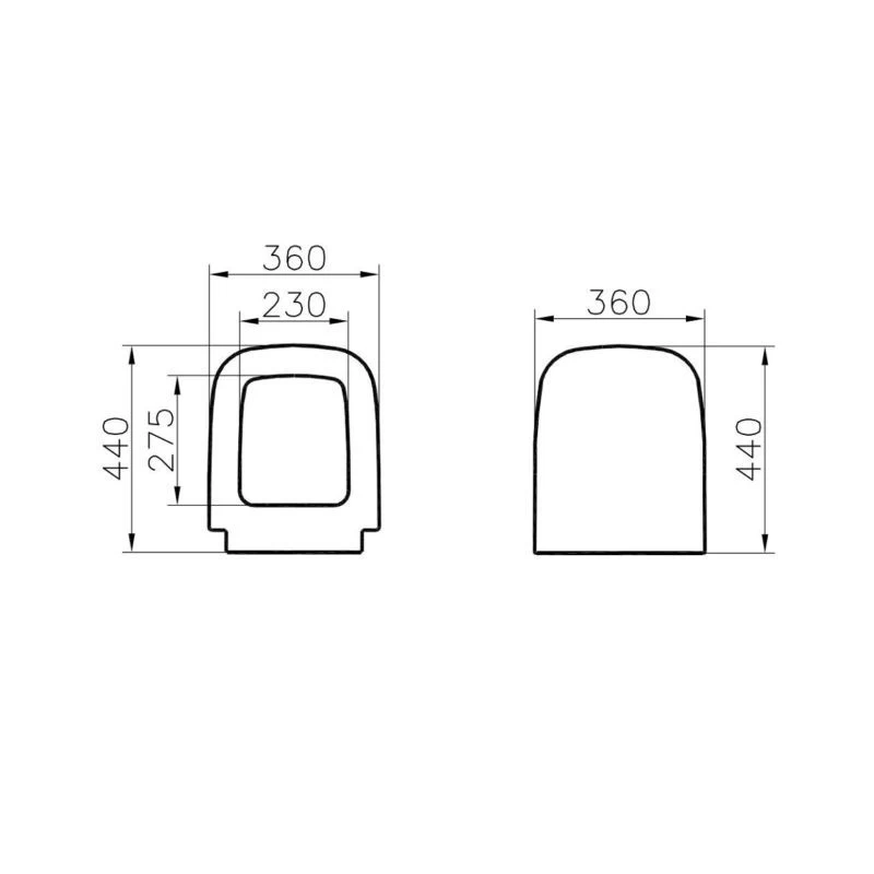 Vitra S20 Toilet Seat And Cover, Soft Close, White 4 Vitra S20 Toilet Seat And Cover, Soft Close, White - Image 2